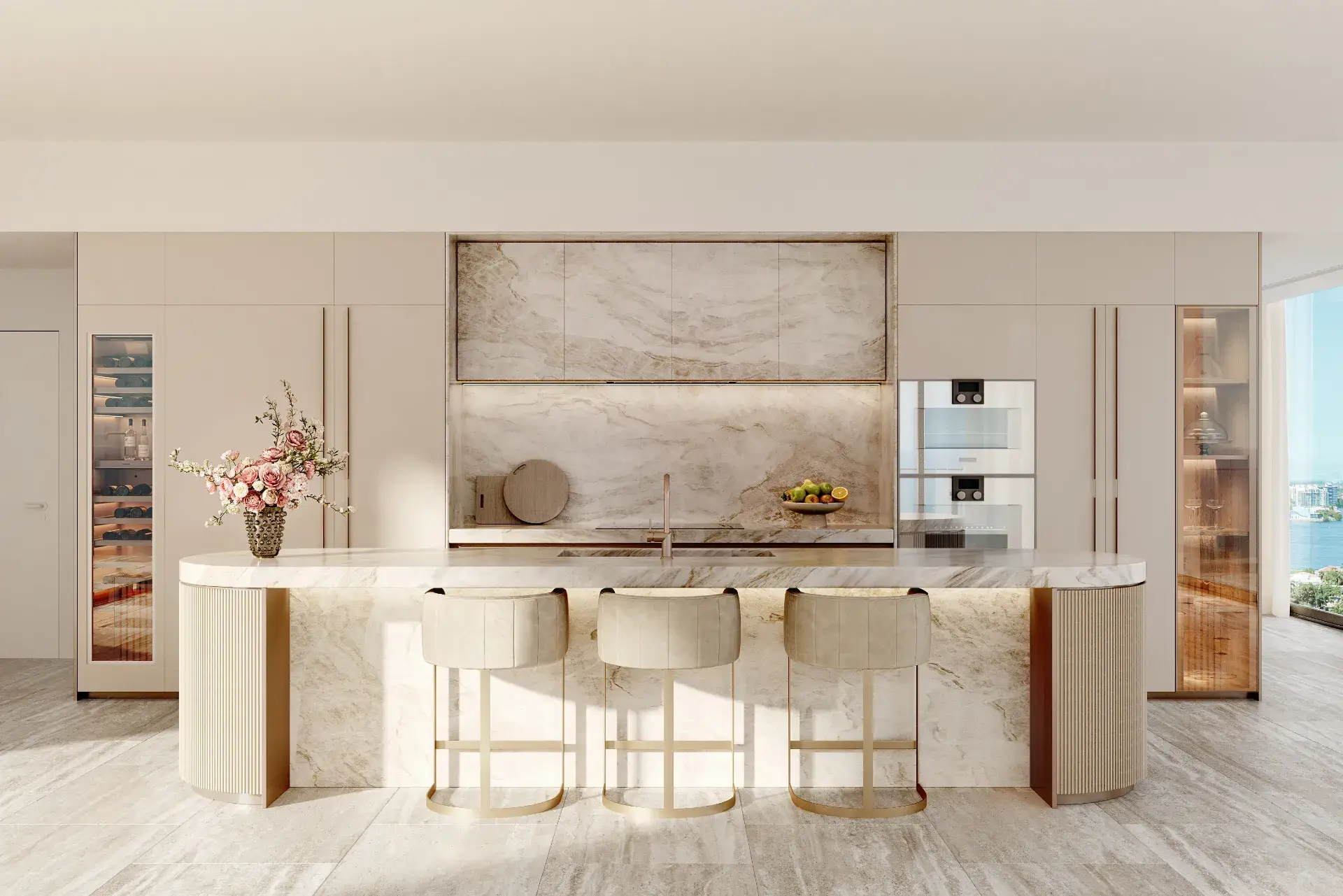 St Regis Sunny Isles deposits residence kitchen