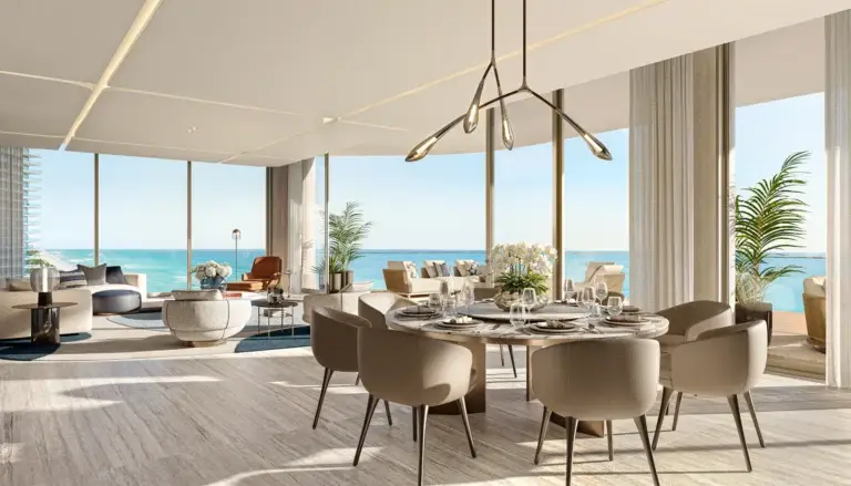 St Regis Sunny Isles living room